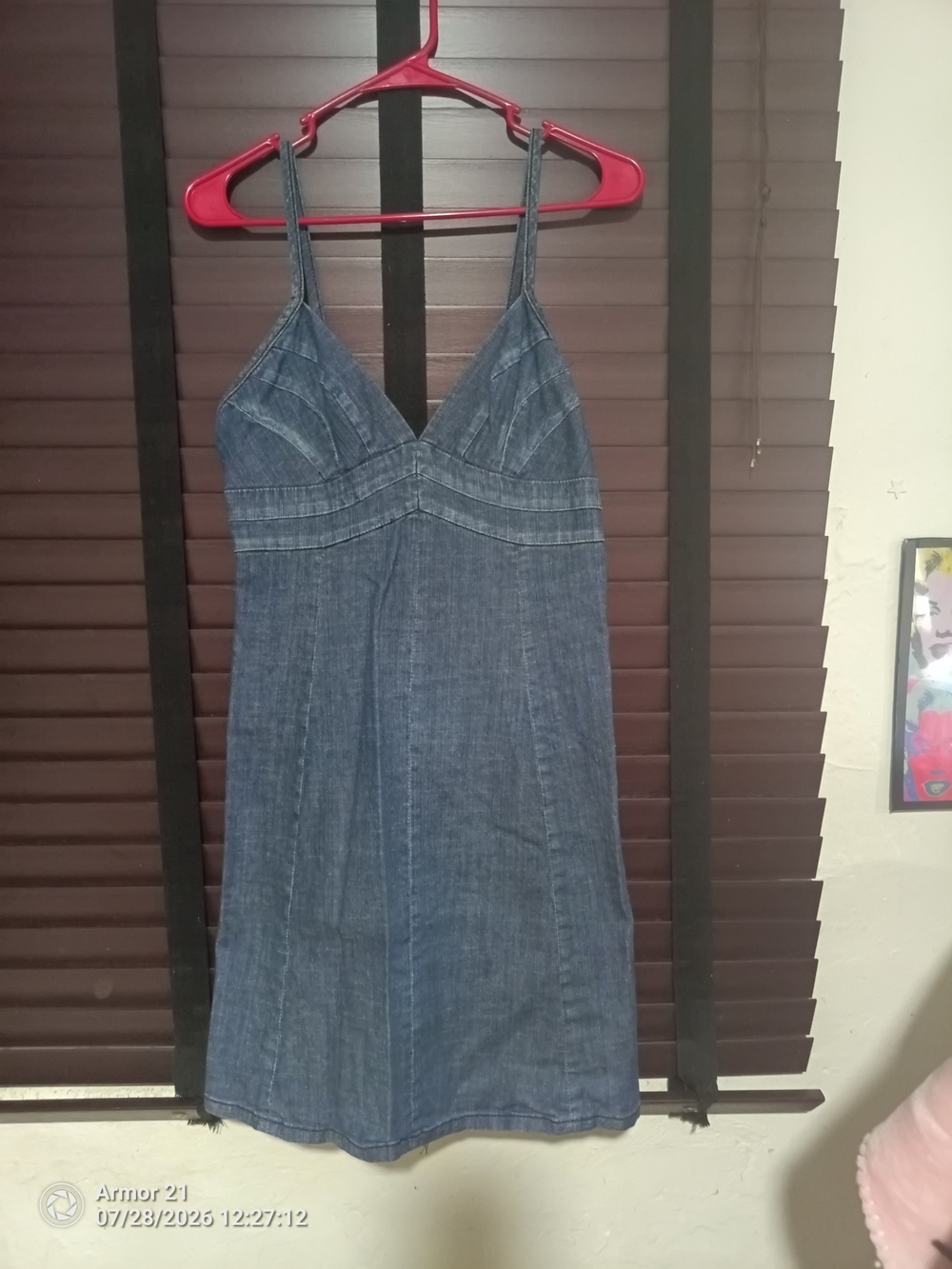 Guess Blue Denim Mini Dress